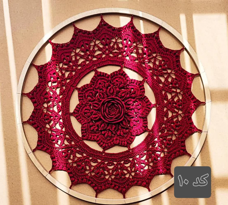 حلقه ماندالا قطر ۴۰ الی ۴۵ نخ مرسریزه