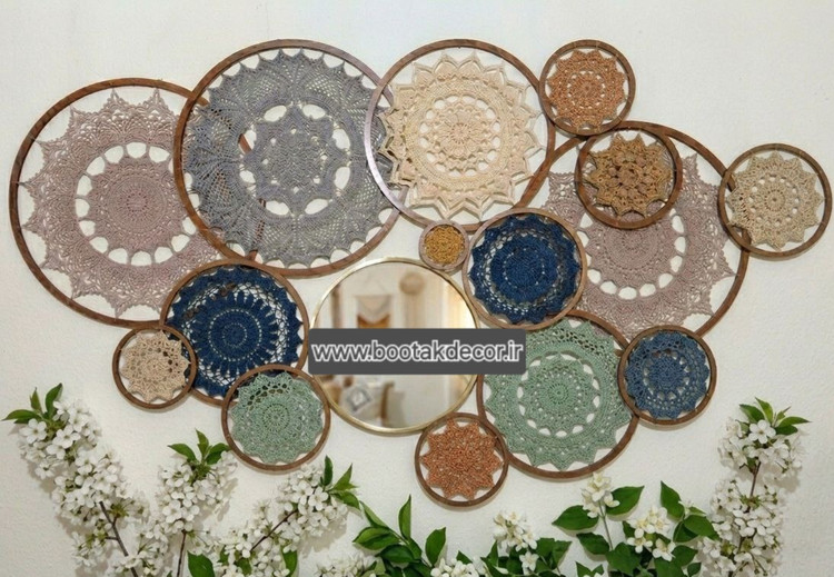 حلقه ماندالا سایز ۲۰ الی ۲۵ نخ مرسریزه