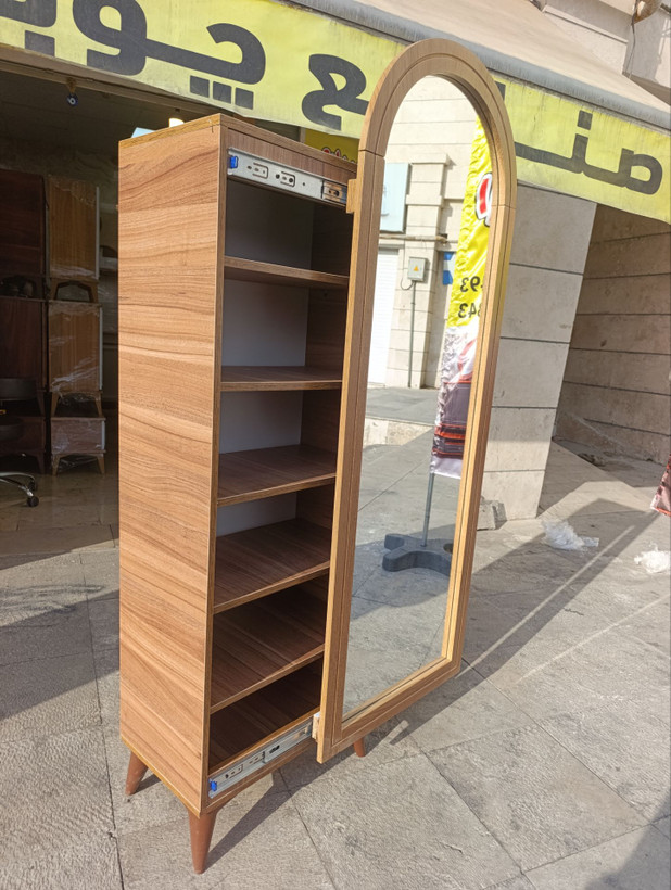 جا کفشی آینه ای ریلی مدل گنبدی