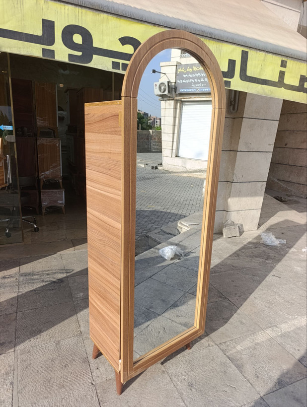 جا کفشی آینه ای ریلی مدل گنبدی